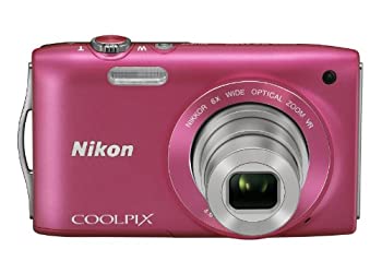 【未当て嵌める】【中古】Nikon デジタル写真機 COOLPIX (クールピクス) S3300 オランダ苺サクラ色 S3300PK