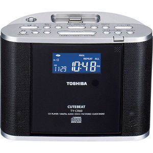 【中古-非常に良い】TOSHIBA CDドックラジオ CUTEBEAT TY-CR60(S)