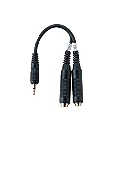 【未使用】【中古】TECH 変換ケーブル オス ミニ ステレオ X 1⇔メス標準モノ X 2 YMP-02