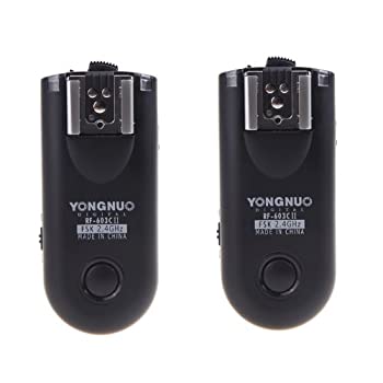 【未使用】【中古】YONGNUO製 ラジオスレーブ RF-603 キャノン用セット 60D/550D/500D/1000D/450D/400D/350D /300Dに対応