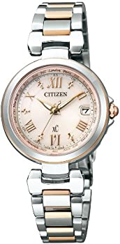 【中古】[シチズン]CITIZEN 腕時計 xC クロスシー エコ・ドライブ電波時計 ハッピーフライトシリーズ EC1034-59W レディース