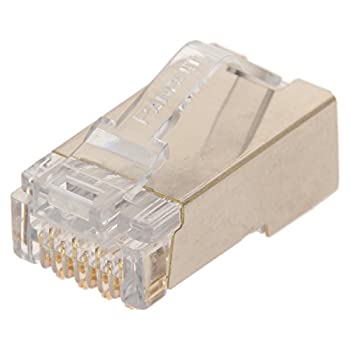【未使用】【中古】パンドウイット Cat5eシールド付キモジュラープラグ MPS588-C|ムジカ&フェリーチェ店
