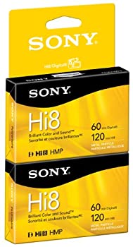 【中古】【輸入品・未使用】Sony P6120HMPR/2C 120分 Hi8テープ ハングタブ付き 2パック 19,823円