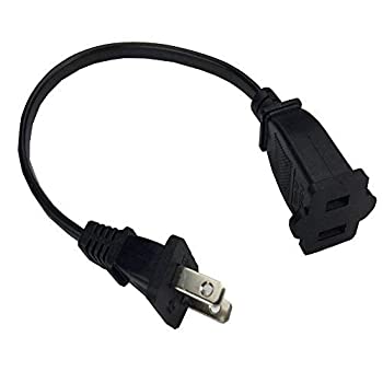 【中古】【輸入品・未使用】1ft short US power extension cable cord US AC 2-Prong male/female power cable [並行輸入品]｜ムジカ＆フェリーチェ店