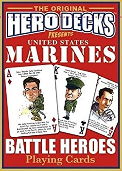 【中古】【輸入品・未使用】[ヒーロー]Hero Decks U.S. Marines Battle s Playing Cards USMC 09-824 [並行輸入品]