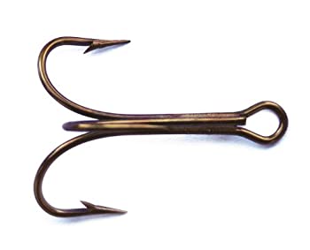 【中古】【輸入品・未使用】(Size 6/0%カンマ% Bronze) - Mustad 3551 Classic Treble Standard Strength Hook|ムジカ&フェリーチェ店