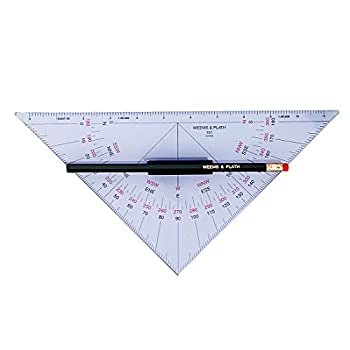 【中古】【輸入品・未使用】Weems & Plath Marine Navigation Protractor Triangle with Handle by Weems & Plath 24,904円