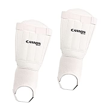 【中古】【輸入品・未使用】Cannon Sports サッカーすね当て ジュニア レディース プロフェッショナルパッド入り 足首保護