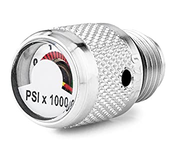 【中古】【輸入品・未使用】Spare-Air Screw In Dial Pressure Gauge by Spare Air