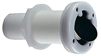 【中古】【輸入品・未使用】Perko 0323DP 2.5cm - 1.3cm White Thru-Hull Marine Scupper