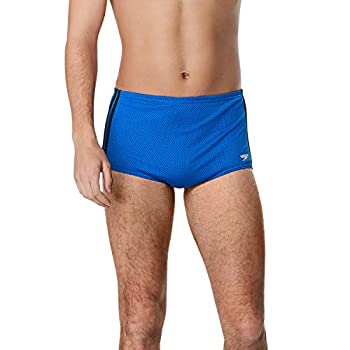 【中古】【インポート品・未当て嵌める】Speedo Men\u0027s Poly Mesh Square Leg Swimsuit%ｶﾝﾏ% Sapphire%ｶﾝﾏ% 28