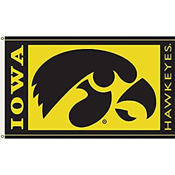 【中古】【輸入品・未使用】Casey 1588995024 Iowa Hawkeyes 3\u0026quot; x 5\u0026quot; Flag