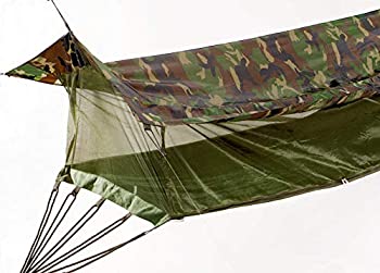 【中古】【輸入品・未使用】WOODLAND CAMO JUNGLE HAMMOCK ジャングル・ハンモック 蚊帳つき ミリタリースタイル並行輸入|ムジカ&フェリーチェ店