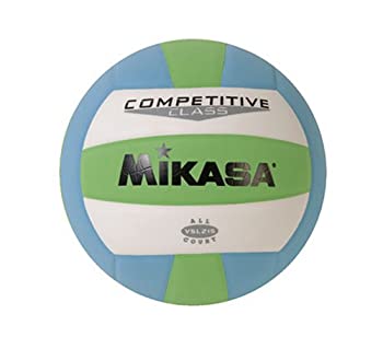 【中古】【輸入品・未使用】(One Size%ｶﾝﾏ% green/white/blue) - Mikasa VSL215 Competitive Class Indoor/Outdoor Volleyball%ｶﾝﾏ% Green/White/Blue