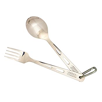 【中古】【インポート品・未当て嵌める】Vargo Titanium Spoon and Fork Set by Vargo アウトドア-その他-スポーツ・アウトドア