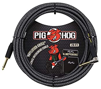 【中古】【輸入品・未使用】Pig Hog Instrument Cable Ampグリル%ﾀﾞﾌﾞﾙｸｫｰﾃ% 1?/ 4?' to 1?/ 4?'右角度20?ft、pch20agr