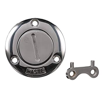 【中古】【輸入品・未使用】Seachoice 32281 耐腐食性 キャスト 316 ステンレススチール デッキフィル - キャップ付き廃棄物充填|ムジカ&フェリーチェ店