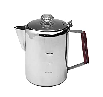 【中古】【輸入品・未使用】Stainless Steel Percolator%カンマ% 9 Cups|ムジカ&フェリーチェ店