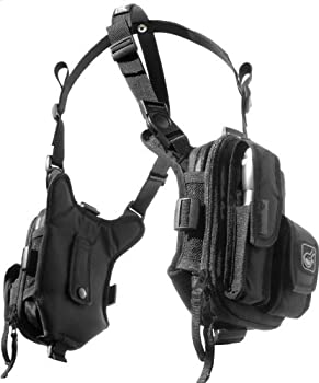 【中古】【インポート品・未当て嵌める】ハザード4(Hazard4) 御徒面子 Black 12.5×18×4珊 Grill Hard MOLLE Photo Backpack Covert RG Loader Holster H4-CVT-RG-LODR-BLK