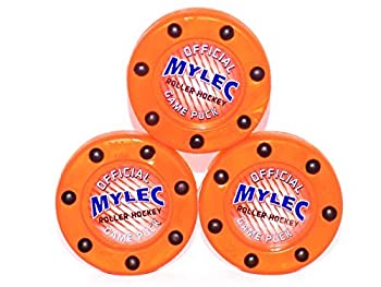 【中古】【輸入品・未使用】(Orange) - Mylec Official Roller Hockey Game Puck|ムジカ&フェリーチェ店