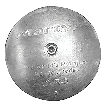 【中古】【インポート品・未当て嵌める】Martyr 掛けはしご/刈り込み タブディスクアノード ステンレス鋼スチール写真 ウディアレン上端 1/2 L x 2-13/18 OD x 0.28 ID