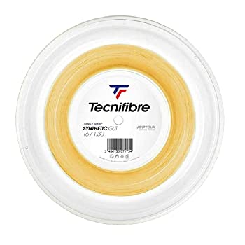 【中古】【インポート品・未当て嵌める】Tecnifibre(テクニファイバー) シンセティック ガット 1.30 一巻き 自然的 05RSYNT130