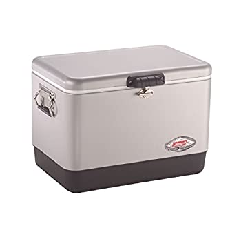 【中古】【輸入品・未使用】Coleman Steel-Belted Portable Cooler%ｶﾝﾏ% 54 Quart%ｶﾝﾏ% Silver 141［並行輸入］
