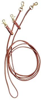 【中古】【輸入品・未使用】Tough-1 Royal King Leather Pulley Draw Reins