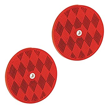 【中古】【輸入品・未使用】Bragman 3???3?/ 16インチラウンドセンターマウントReflector、レッド