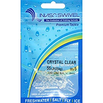 【中古】【インポート品・未当て嵌める】InvisaSwivel 12重量ポンド Clear Fishing Swivels (5pcs)