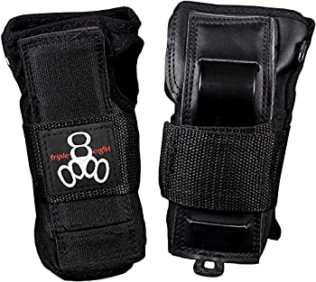 【中古】【輸入品・未使用】トリプルエイト(Triple Eight) リストガード スライド式 ブラック M|ムジカ&フェリーチェ店