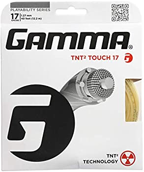【中古】【インポート品・未当て嵌める】(1.27粍) - Gamma TNT2 Touch Natural - Tennis String Set 12.2m Playability