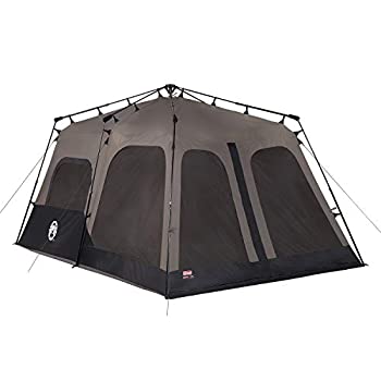 【中古】【インポート品・未当て嵌める】Coleman(電話を掛けるマン) 8人用 インスタント天幕 ワンタッチ 飾り気の無い組み立て 1分で据え付ける能力のある 2お座敷にも取りわける能力のある 赤銅色 [並行輸入品]