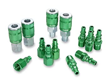 【中古】【輸入品・未使用】Legacy A71458B Color Connex Type B - ARO 14 Piece 1/4 in. Green Coupler and Plug Kit by Legacy