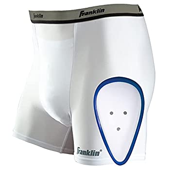 【中古】【インポート品・未当て嵌める】Franklin運動競技成年者用締め付けるShort with優勝杯 L
