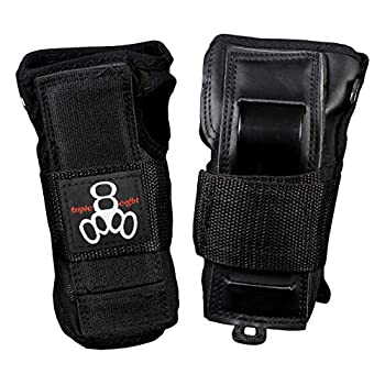 【中古】【輸入品・未使用】Triple 8 Wristsaver Slide-On Black Junior Wrist Guards by Triple Eight