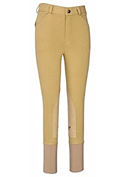 【中古】【輸入品・未使用】(8%ｶﾝﾏ% Light Tan) - TuffRider Boys Patrol Light Knee Patch Breeches｜ムジカ＆フェリーチェ店