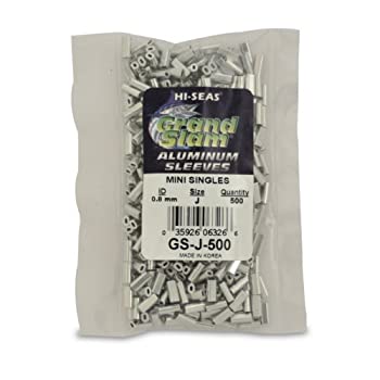 【中古】【輸入品・未使用】Hi-Seas Grand Slam アルミ圧着スリーブ 1.2mm 500枚パック