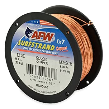 【中古】【輸入品・未使用】American釣りワイヤSurfstrand銅1?x 7?Bare Trollingワイヤ