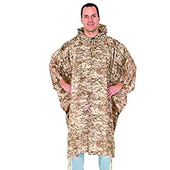 【中古】【輸入品・未使用】リップストップポンチョ（デジタルデザート）｜ムジカ＆フェリーチェ店