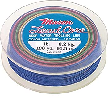 【中古】【輸入品・未使用】MASON 27 200YD 20 colours LEADCORE DEEP WATER TROLLING LINE SALMON TROUT WALLEYE｜ムジカ＆フェリーチェ店