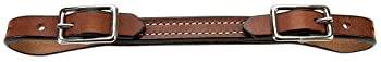 【中古】【輸入品・未使用】(5/8%ｶﾝﾏ% Rich Brown) - Weaver Flat Leather Curb Strap