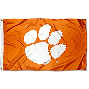 【中古】【輸入品・未使用】Clemson Tigers CU University Large Collegeフラグ