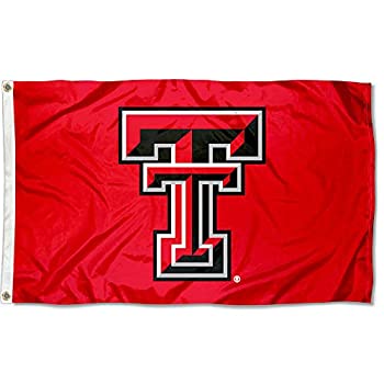 【中古】【輸入品・未使用】TTUテキサスTechレッドRaiders University Large Collegeフラグ