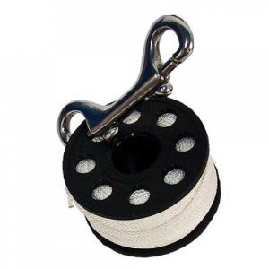 【中古】【インポート品・未当て嵌める】Scubapro X-Tek Mini Reel with Stainless Steel Clip%ｶﾝﾏ% 100\u0027 by Scubapro ルアー・フライ-ハードルアー