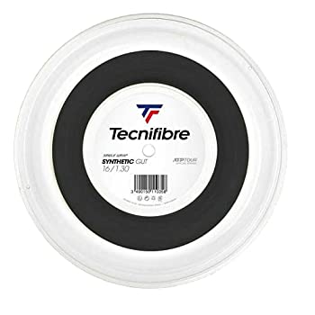 【中古】【インポート品・未当て嵌める】(16%ｶﾝﾏ% Black) - Tecnifibre Synthetic 16g Tennis String REEL Black [Misc.]