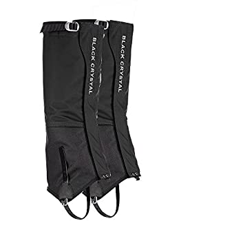 【中古】【輸入品・未使用】Black Crystal Hiking Ski Snow Gaiters Waterproof Breathable Nylon Men's Black Size Extra Large by Black Crystal