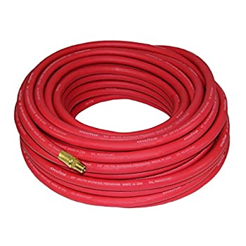 【中古】【輸入品・未使用】Good Year 12674 Rubber Air Hose Red%ｶﾝﾏ% 50-Feet x 3/8-Inch by Goodyear
