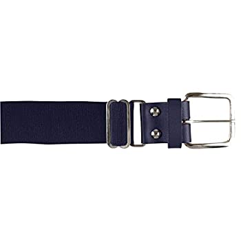 【中古】【輸入品・未使用】(28-130cm %カンマ% Navy) - Champro Elastic Baseball Belt with 3.8cm Leather Tab|ムジカ&フェリーチェ店