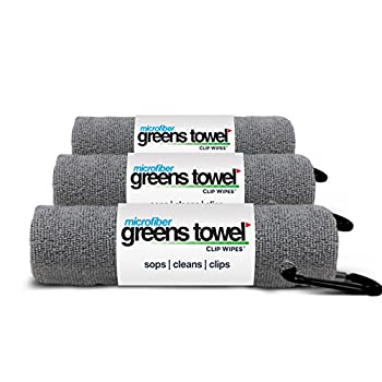 【中古】【輸入品・未使用】3 Pack of Sterling Silver Microfiber Golf Towels